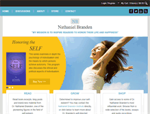 Tablet Screenshot of nathanielbranden.com